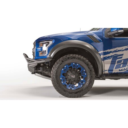 Fab Fours 17-C RAPTOR AERO FRONT BUMPER W/ PRE-RUNNER GUARD MATTE BLACK FF17-D4372-1